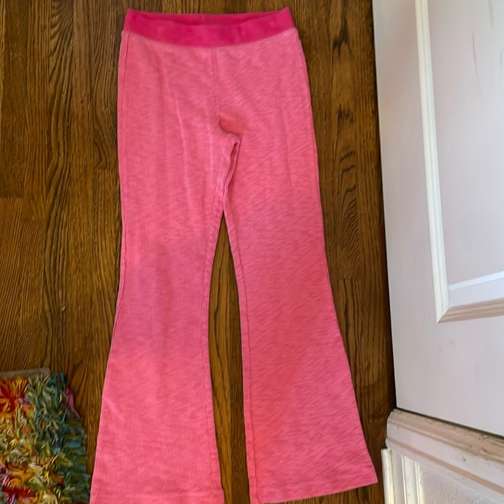 Cat and Jack, pink flare leggings